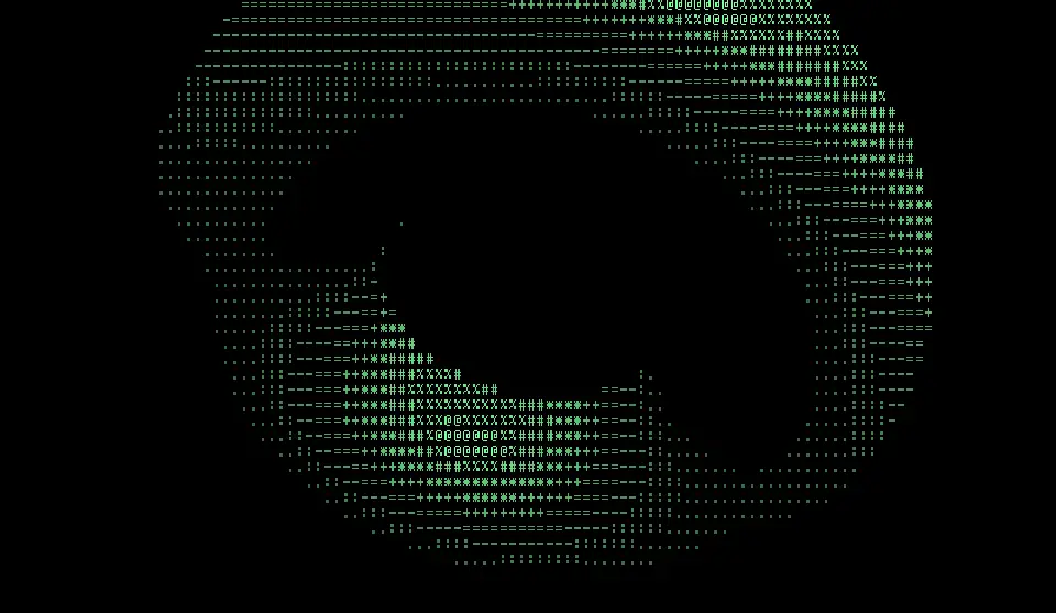ASCII WebGL preview