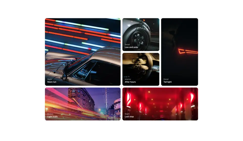 Bento Grid preview