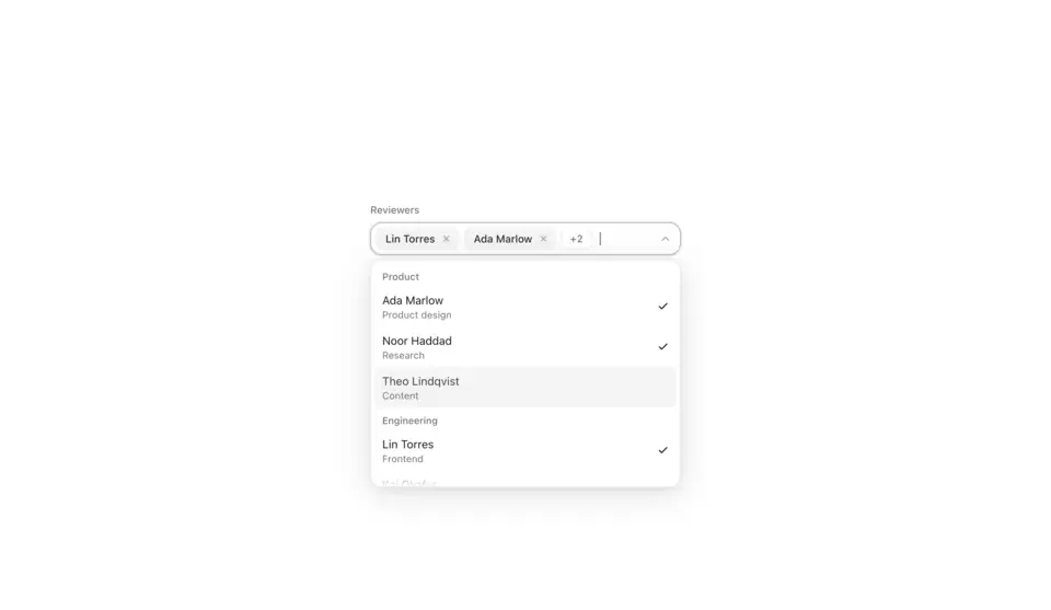 Multi Select preview