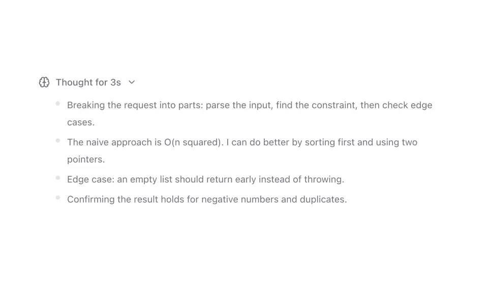 Reasoning Trace preview