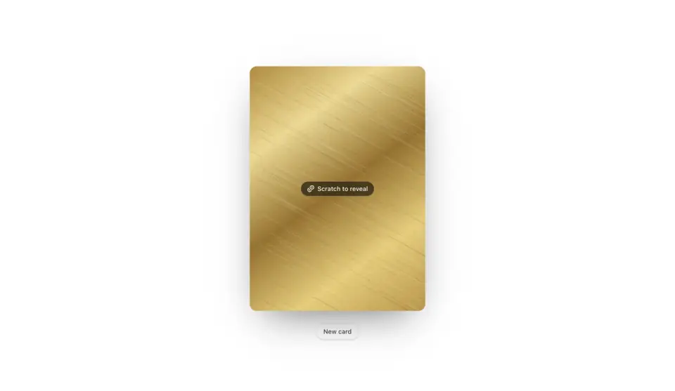 Scratch Card preview