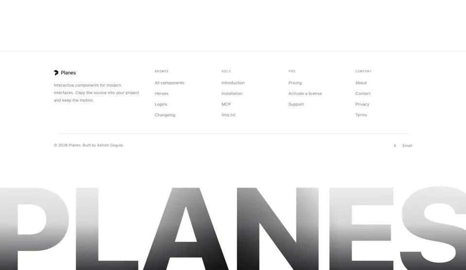 Wordmark Footer preview